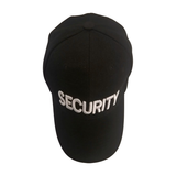 Embroidered Security Cap Set of 2 Black